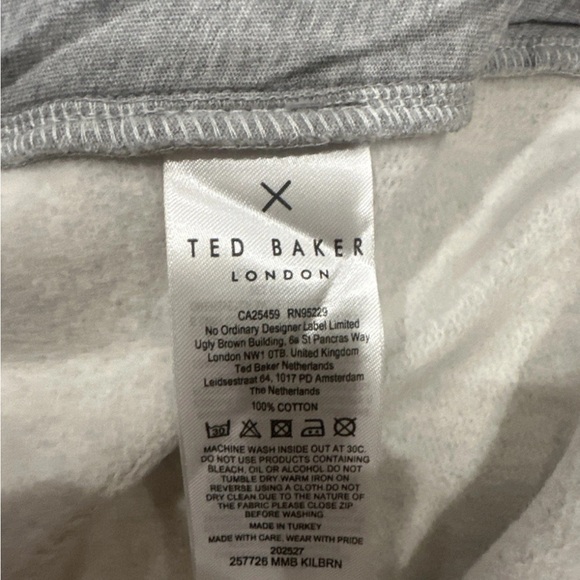 Ted Baker Light Gray Zip-Up Sweater - Picture 2 of 12